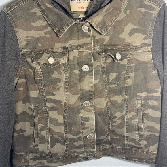 Wallflower Denim Camo Hoodie - Picture 3 of 11